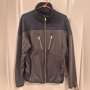 J. Lindeberg Mens Jacket Size XL Huxley Tech Jersey Golf Midlayer